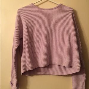 Lavender sweater NWOT